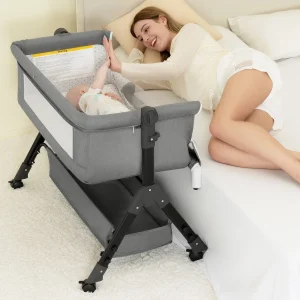 3 in 1 Baby Bassinet Bedside Sleeper,