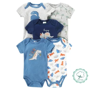 5 pcs Baby Boy Onesies