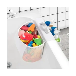 Saddle shape 2 Compartment Bath Toy Organizer